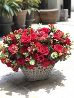กระเช้า 011Ruby Romance Basket