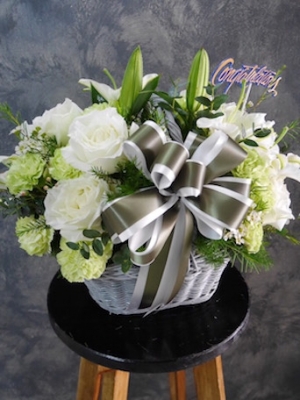 กระเช้า 044 Ivory Celebration Basket