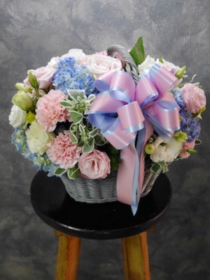 กระเช้า 048 Pastel Harmony Basket