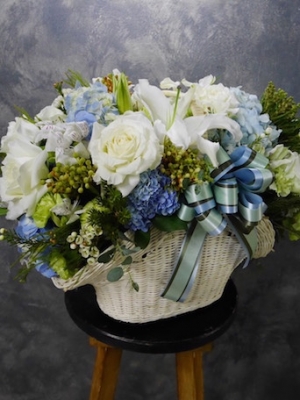 กระเช้า 052 Blue Serenity Basket