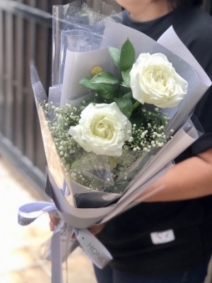 ช่อ S 001 White Love