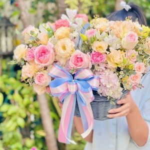 กระเช้า 059 Pastel Melody Basket